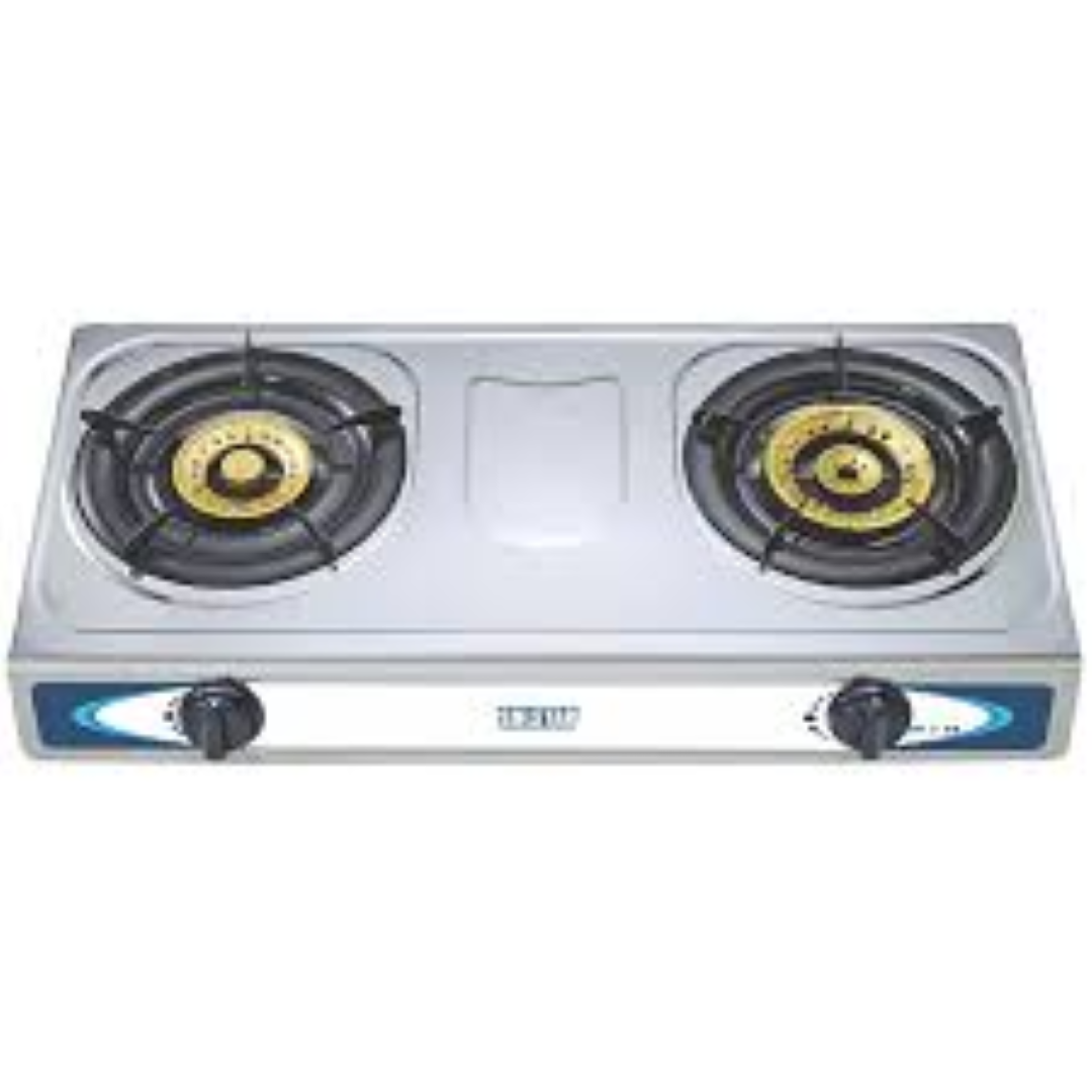 SOLSTAR GB-2C SS-SOLSTAR Table Top Gas Stove (2 Burners - Metal Top)